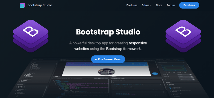 طراحی سایت با Bootstrap Studio