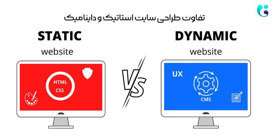 تفاوت طراحی سایت استاتیک و سایت داینامیک