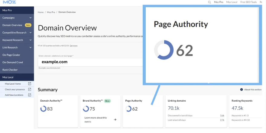 مشاهده پیج اتوریتی